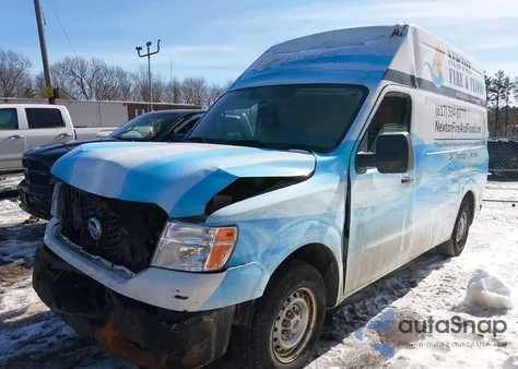 2017 Nissan Nv Cargo Nv2500 Hd S V6 z USA, uszkodzony, nr VIN 1N6BF0LY0HN807655